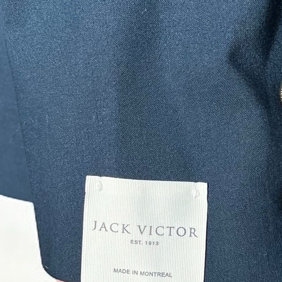 🌻NEW Jack Victor Esprit Solid Stretch Wool Suit Jacket | Men's Size 42 Regular - Picture 7 of 12